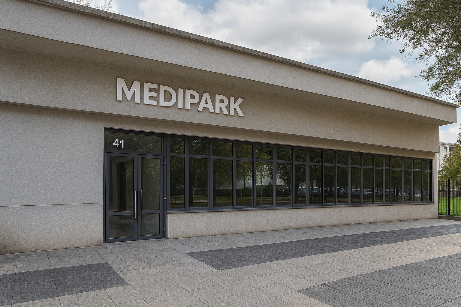 Façade du centre MEDIPARK